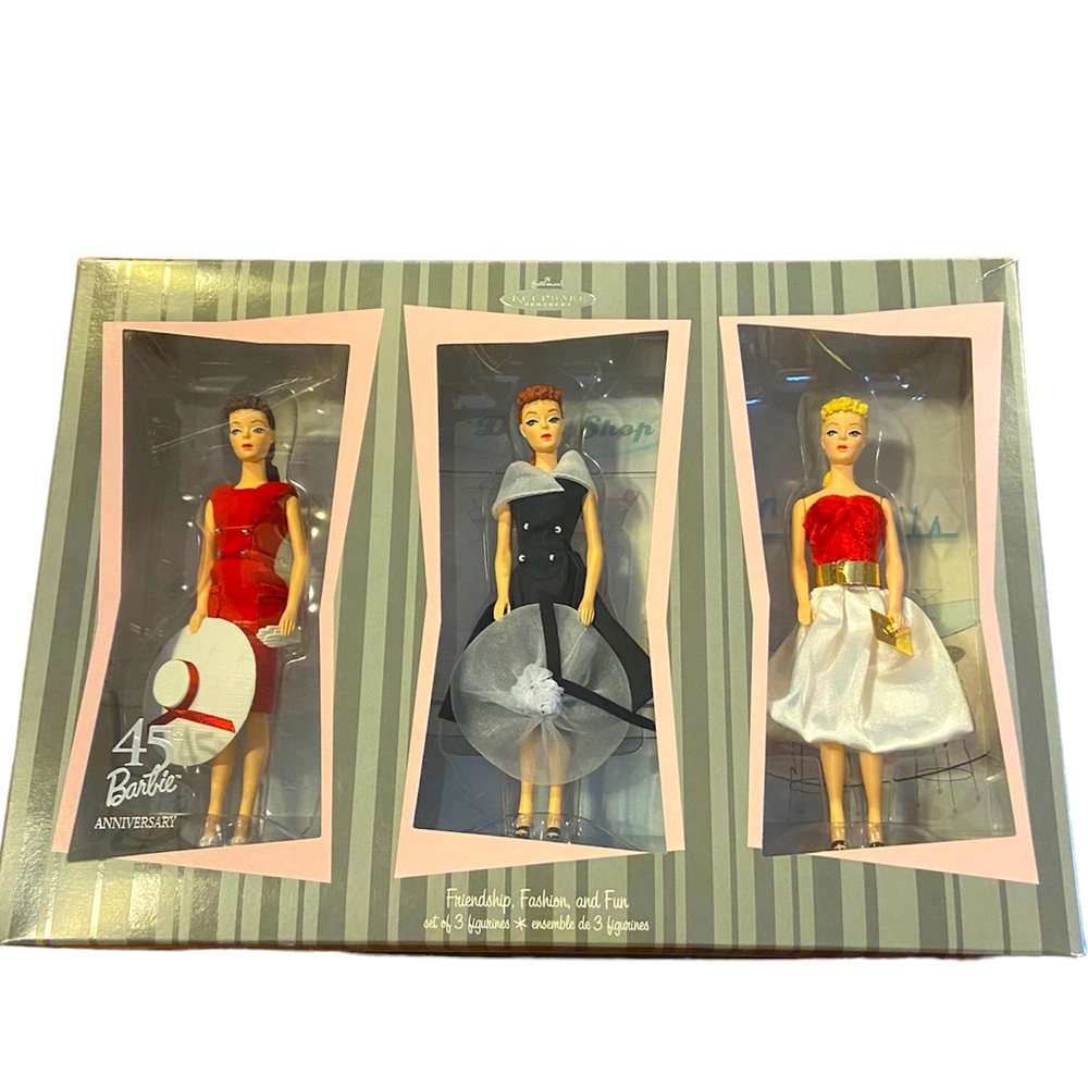 Barbie 45th 2004 Anniversary Collectible Figurines